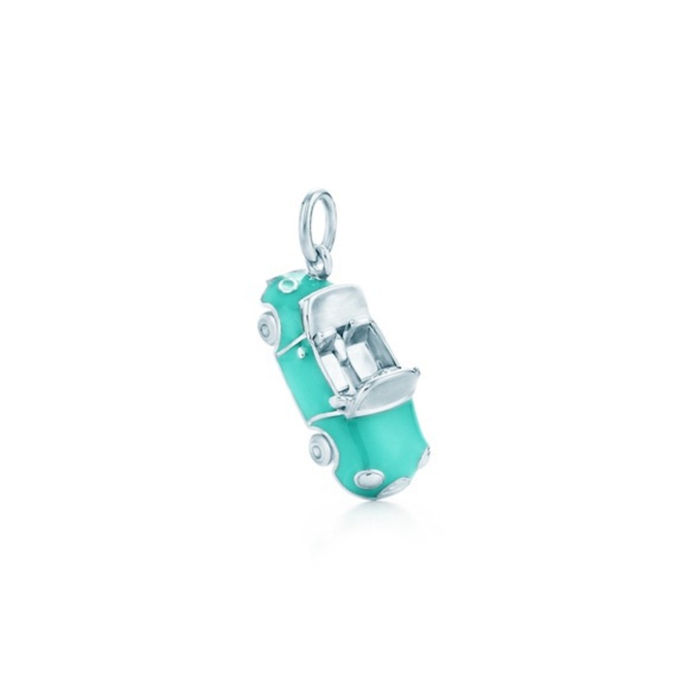 Rare Tiffany convertible car pendent AND chain